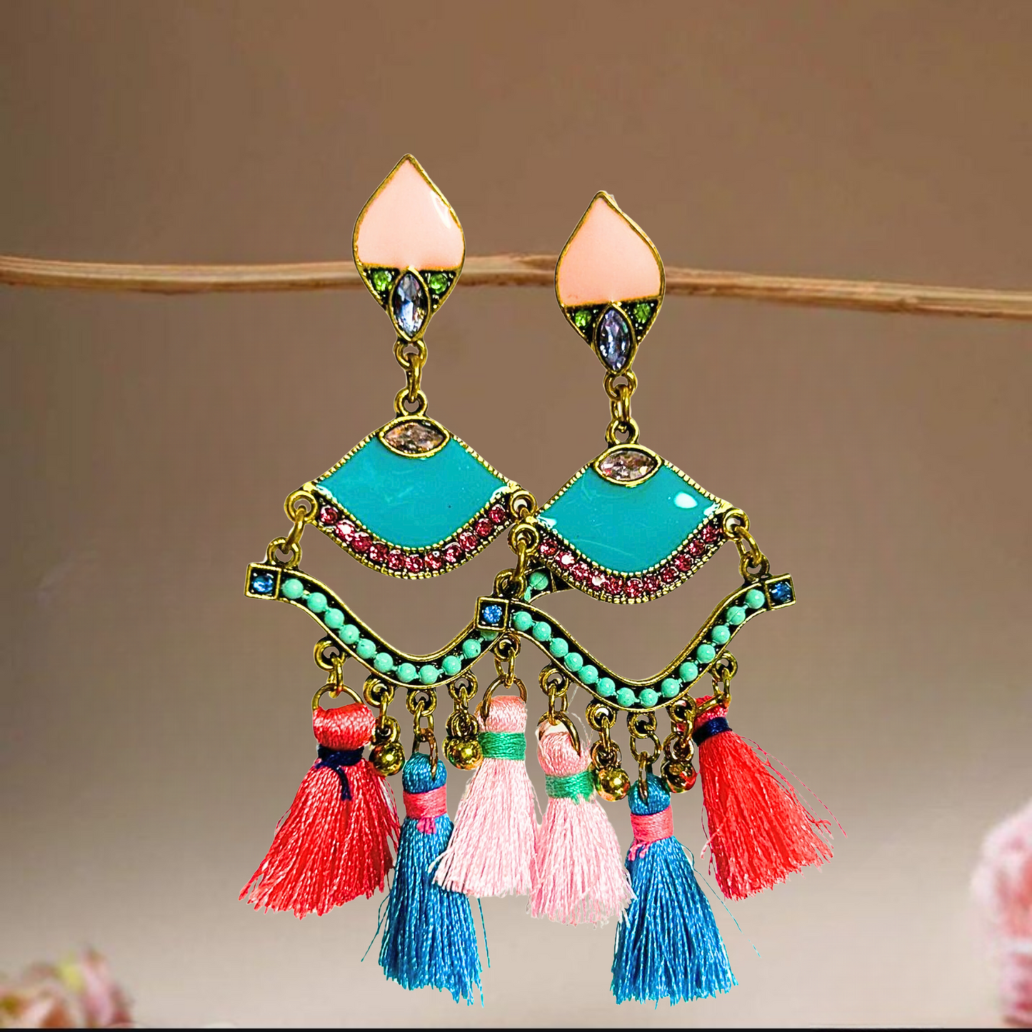 Sripik Fancy Jhumki Earrings for Girls & Women | Lightweight Jhumka Earrings Combo | Stylish Earrings for Women & Wedding Pack of 1