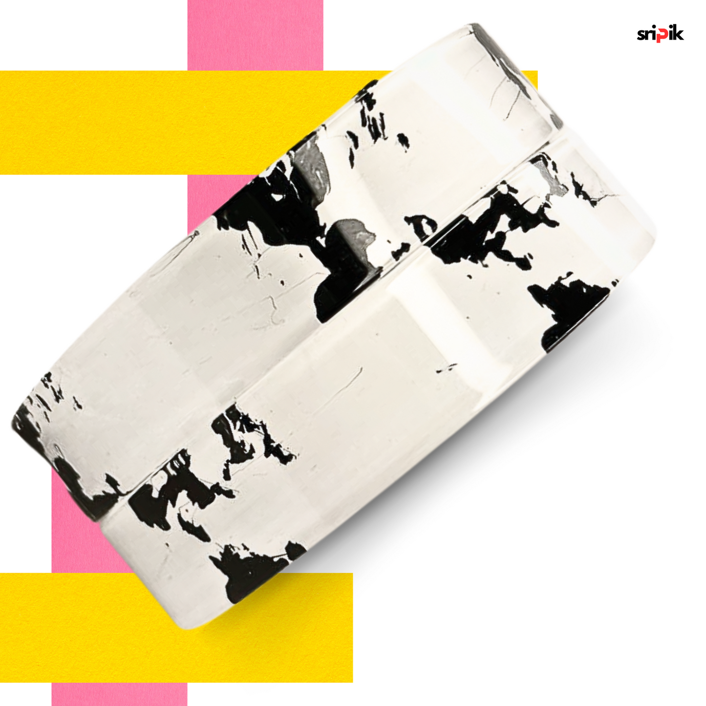 White Bangles for Girls and womens, Black classy shade Casual glass